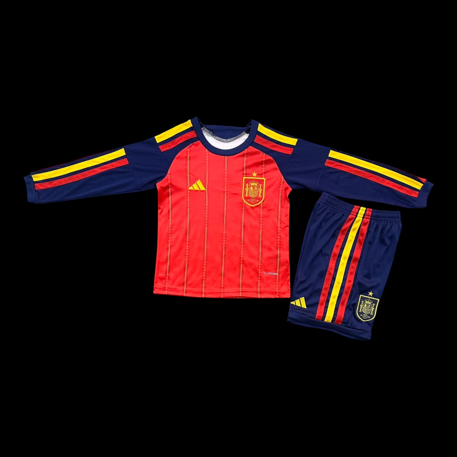 Acheter Espagne Maillot Manches Longues Domicile 2627 – Enfant - Maillot pas cher